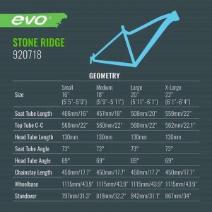 Evo Stone Ridge Mtb NEW