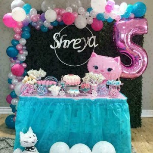 Baby Shower Decor ( Backdrop, Balloons, Table Decor